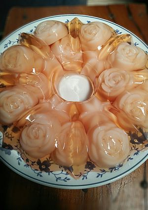 Foto resep Puding Mawar Kaca