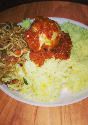 Foto resep Nasi kuning rice cooker