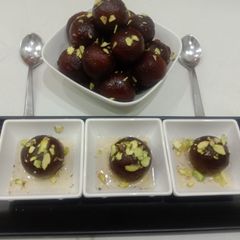 Khoya gulab jammun A picture of Khoya gulab jammun.