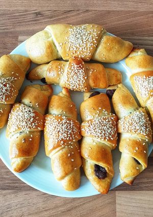 صورة لوصفة كرواسون الشوكولاتة