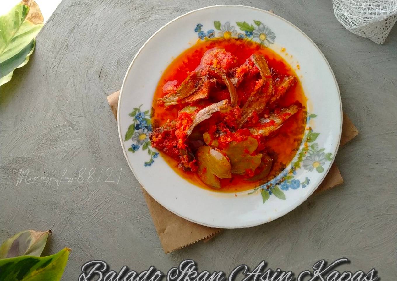 Balado Ikan Asin Kapas