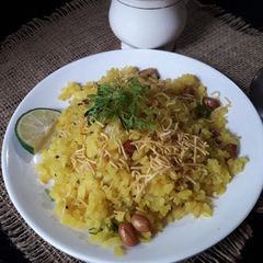 A picture of Kanda Poha.
