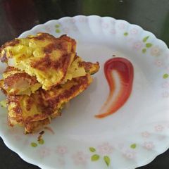 Spanish Potato omelette A picture of Spanish Potato omelette.