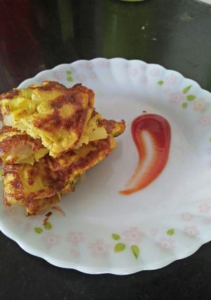 A picture of Spanish Potato omelette.