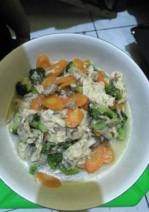 Foto resep Capcai jamur kuah