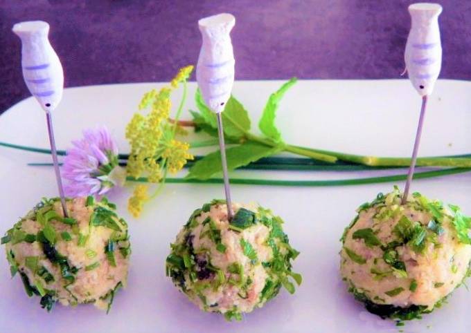 Pop cake de sardines à la chermoula