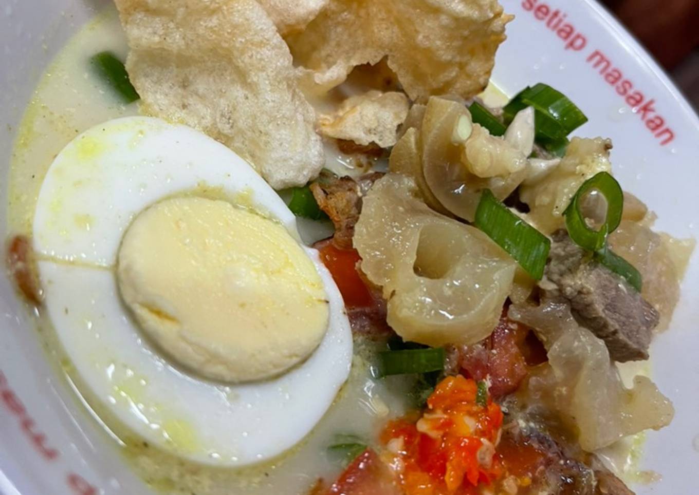 Soto Kikil Daging (soto betawi)