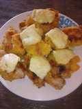 Pollo gratinado con queso al horno