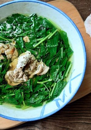 Hình của món Canh cua rau đay.