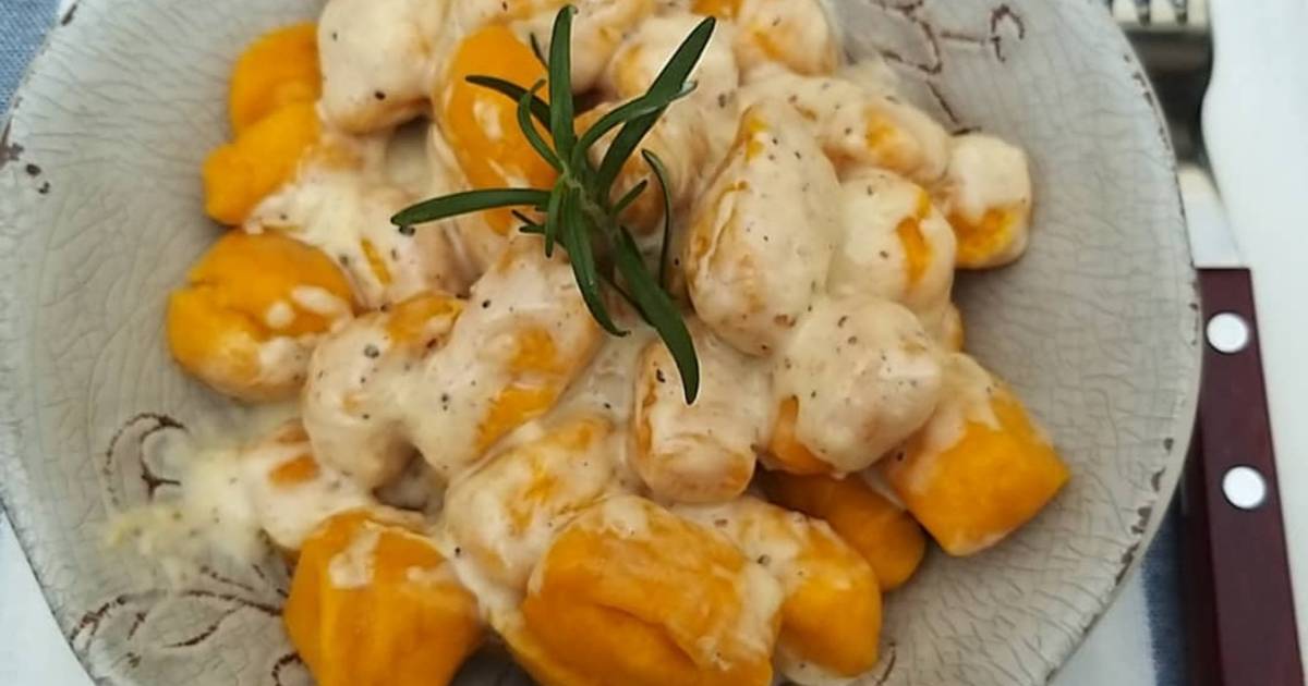 Ñoquis soufflé de zapallo Receta de Gabriela Leonangeli- Cookpad