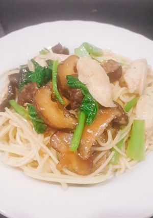 รูปของ หมี่ซั่วผัดไก่