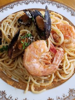 Una foto de Spaghetti Frutti di Mare