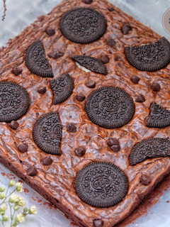 Foto resep Oreo Brownies (no baking powder & baking soda)