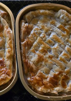 A picture of Chicken pot pie.