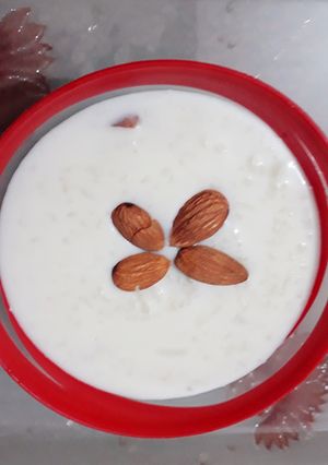 A picture of Rice kheer.
