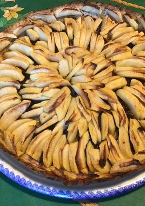 Une photo de Maxi tarte pommes cranberries (pâte brisée épeautre cranberries)