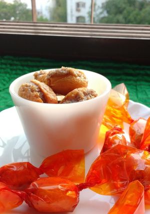 A picture of Masala Kharek (spiced dried dates).