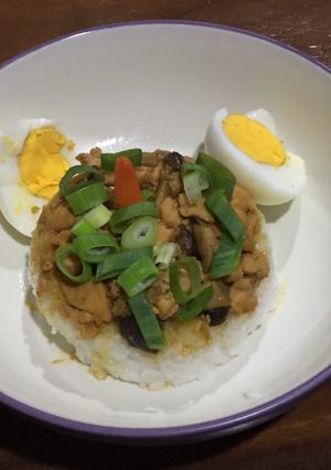 Foto resep Nasi tim ayam jamur special