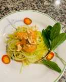 Gỏi xoài đu đủ tôm khô