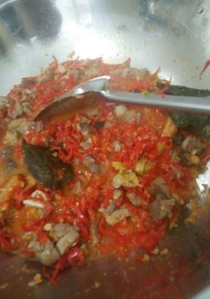 Foto resep Sambel goreng hati hot simple
