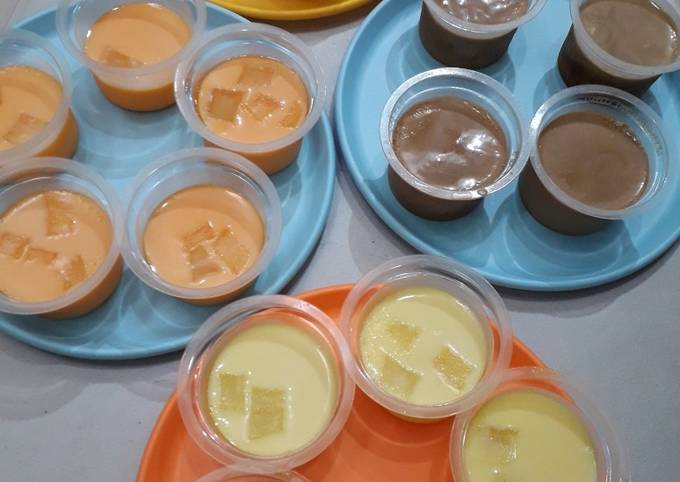 Resep Puyo (puding loyo) kw ekonomis untuk jualan Anti Gagal