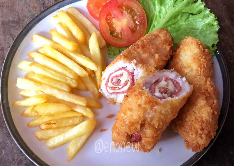 Resep Chicken Cordon Bleu oleh @enonew - Cookpad