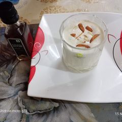 A picture of Almond apple milky vanilla syrup.