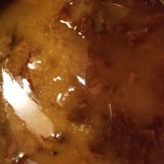 Warm Bacon dressing A picture of Warm Bacon dressing.