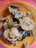 Gulai baung asap + jengkol