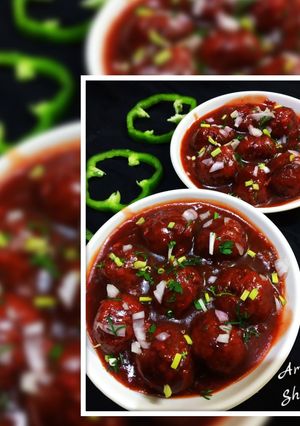 वेज ग्रेवी मंचूरियन (veg gravy manchurian recipe in Hindi) रेसिपी मुख्य फोटो