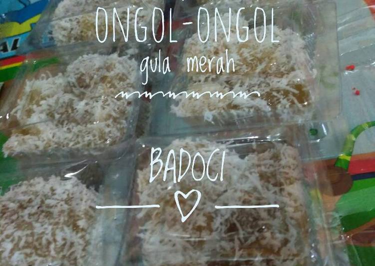 Resep Ongol-ongol gula merah, Bikin Ngiler