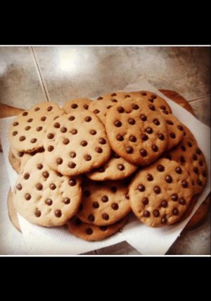 Una foto de Galletas con chips de chocolate by Luli❤️