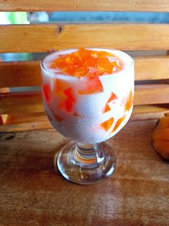 Foto resep Es Jely Mangga Susu