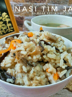 Foto resep Nasi Tim Jamur ala Jepang