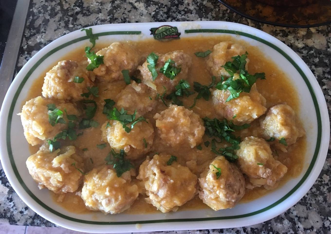 Albóndigas de pollo con patata!