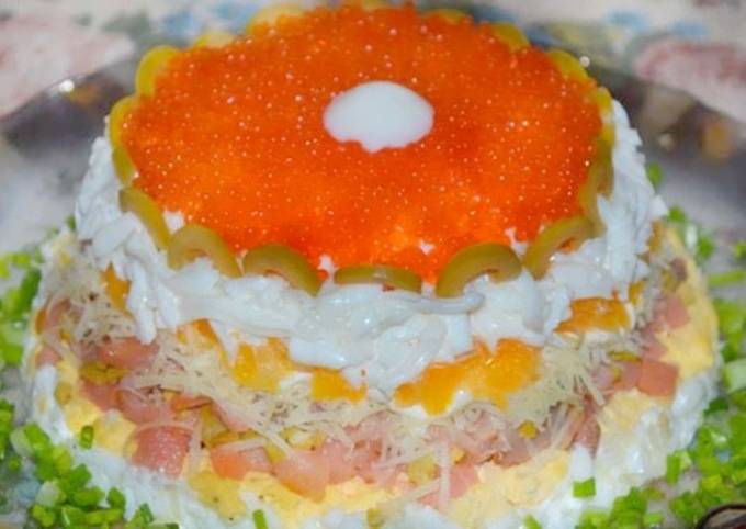 Новогодний Салат С Красной