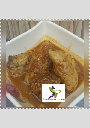A picture of Chicken pepper soup.