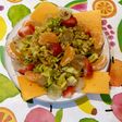 Ensalada de lechuga con frutos carnosos
