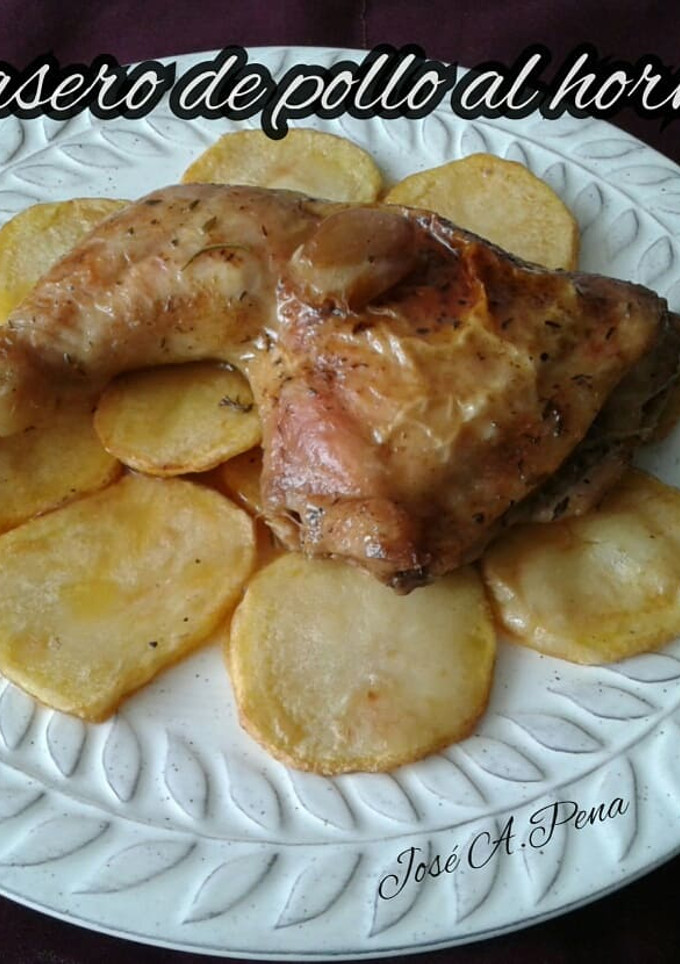 Una foto de Traseros de pollo al horno