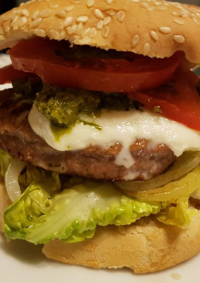 Una foto de Hamburguesa Capresa!