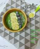 Smoothie đậu xanh, bơ chuối