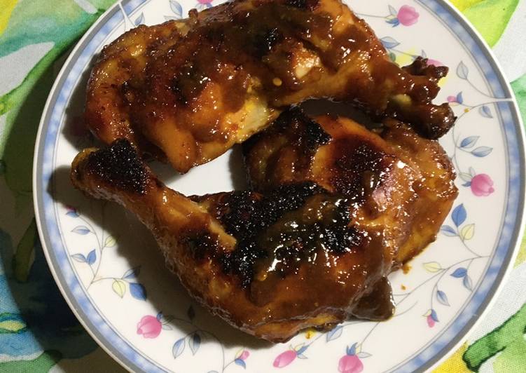 12 Resep: Ayam panggang manis pedas yang Enak Banget!