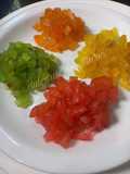 Fruta abrillantada casera