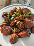 Baso Urat Oseng Cabe Ijo