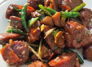 Foto resep Baso Urat Oseng Cabe Ijo