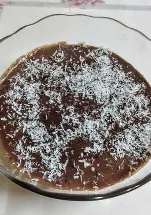 صورة لوصفة بودينغ الشوكولاتة او مهلبية الشوكولاتة 🍮🍫❤️