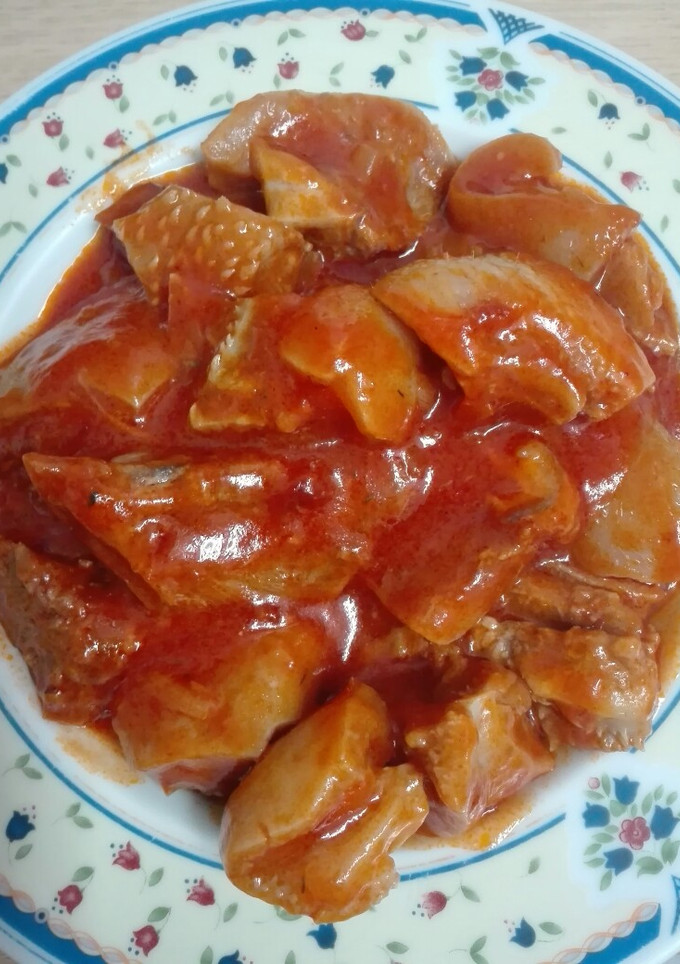 Una foto de Morro de ternera con tomate