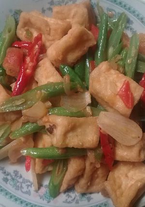 Foto resep Tumis Buncis Tahu Pedas