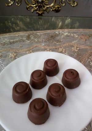 عکسی از دستور شکلات مغزدار