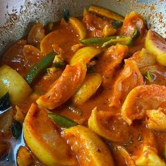 A picture of Sweet & sour lemon pickles (instant recipe).